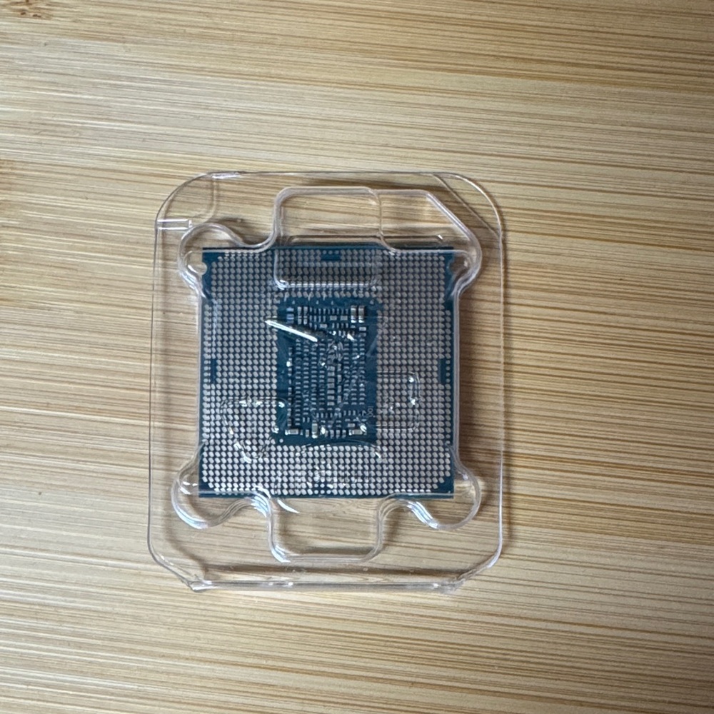 Intel Processor in Silver and Gray